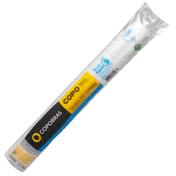 Copos Descartáveis Copobras 50ml 100UN