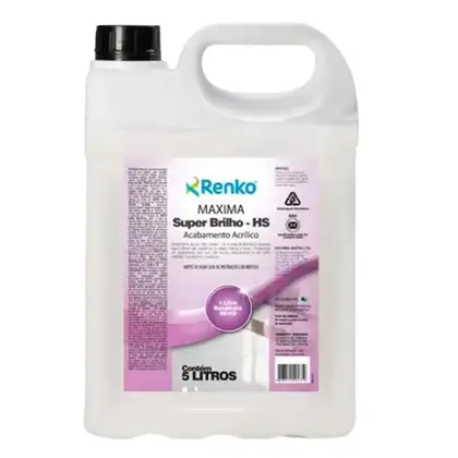 Cera Máxima Super Brilho – Acabamento Acrílico HS 5 Litros – Renko