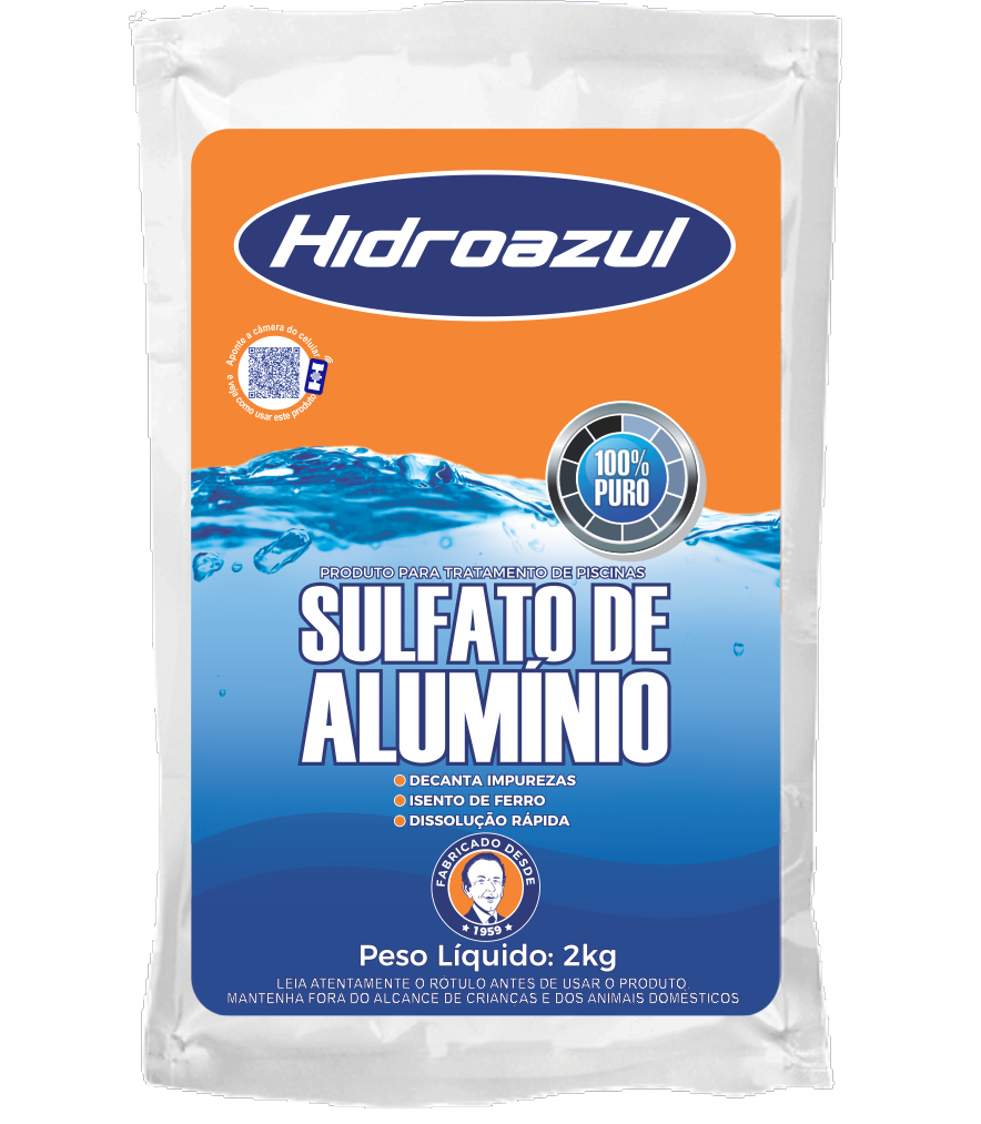 Sulfato de Alumínio – HidroAzul 2 kg