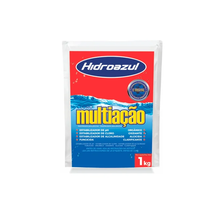 Cloro Granulado Multiação HidroAzul – 1 kg