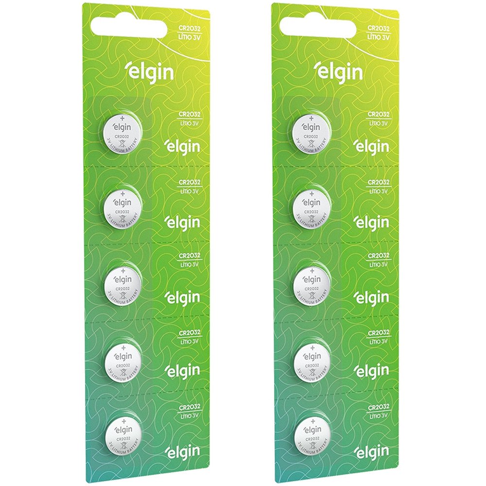 Pilha Botão Elgin – Cartela