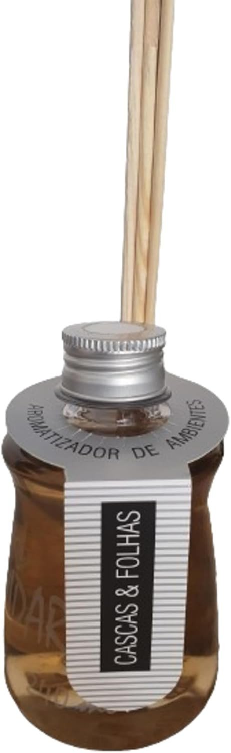 AROMATIZADOR DE AMBIENTE COM VARETAS - CASCAS E FOLHAS 