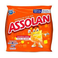 ESPONJA DE AÇO 45G - ASSOLAN 