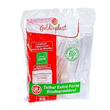 MINI COLHER BIODEGRADÁVEL - GOLDENPLAST