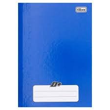 CADERNO CAPA DURA AZUL TILIBRA