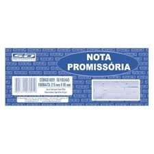 BLOCO DE NOTA PROMISSÓRIA COMERCIAL