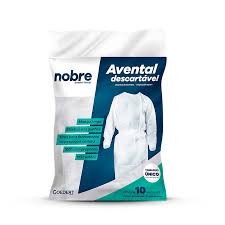 AVENTAL DESCARTÁVEL NOBRE 10 UNID