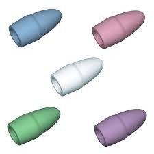 BORRACHA PONTEIRA CORES DIVERSAS - MERCUR