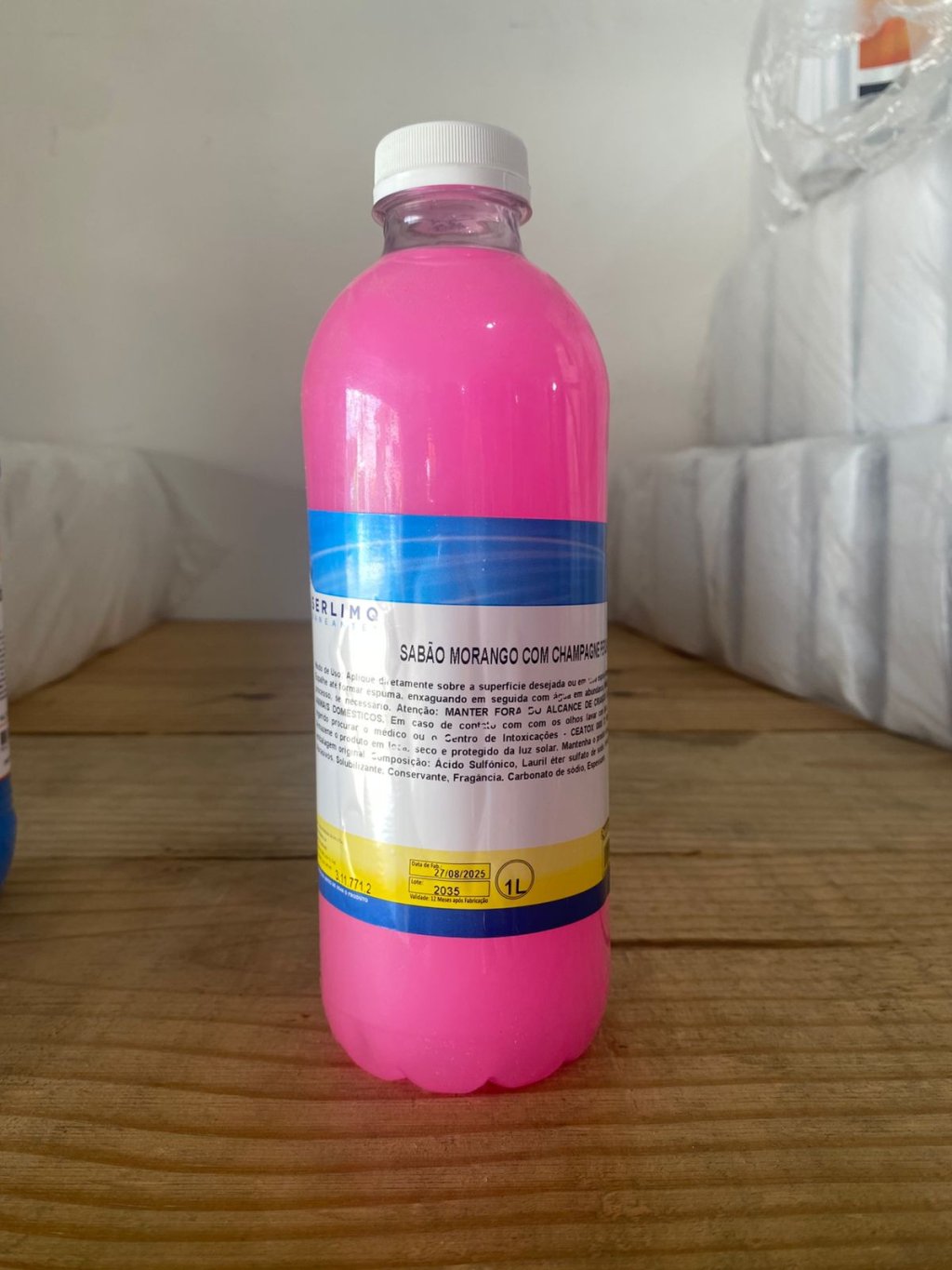 SERLIMQ SABÃO MORANGO COM CHAMPAGNE  