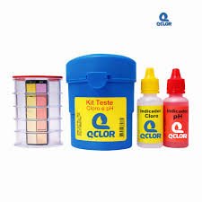 KIT TESTE CLORO E PH - QCLOR