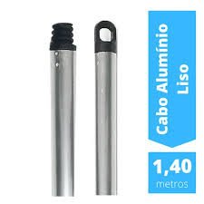 CABO DE ALUMÍNIO PARA VASSOURA OU MOP ROSQUEÁVEL – 1,40M