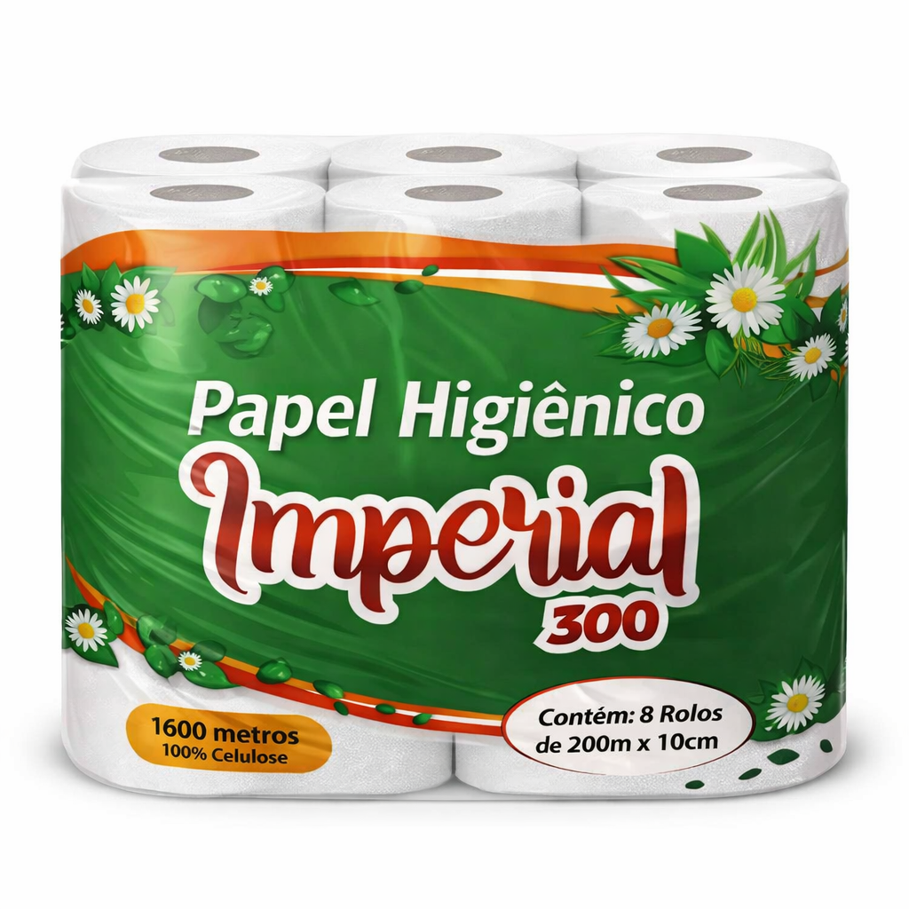 PAPEL HIGIÊNICO IMPERIAL 300  