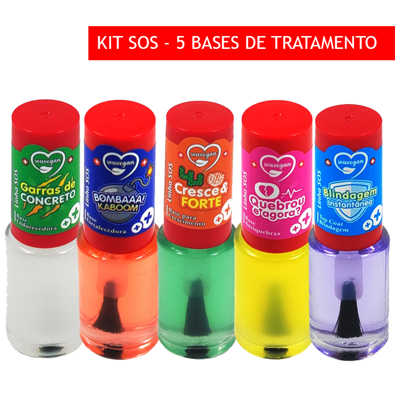 Kit Sou Vegan Bases de Tratamento SOS 5 uni