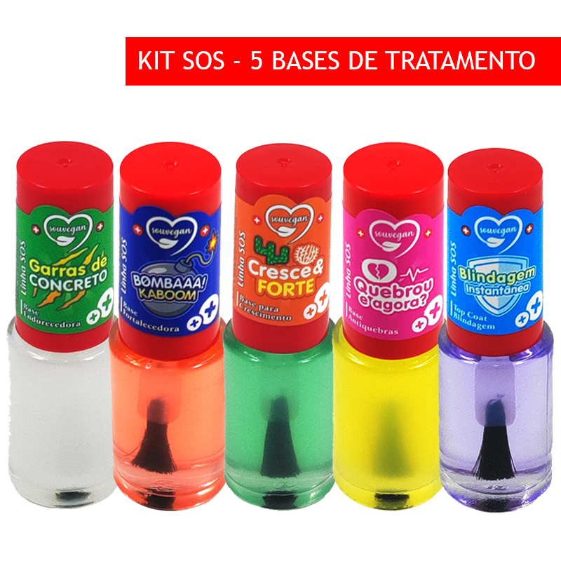 Kit Sou Vegan Bases de Tratamento SOS 5 uni