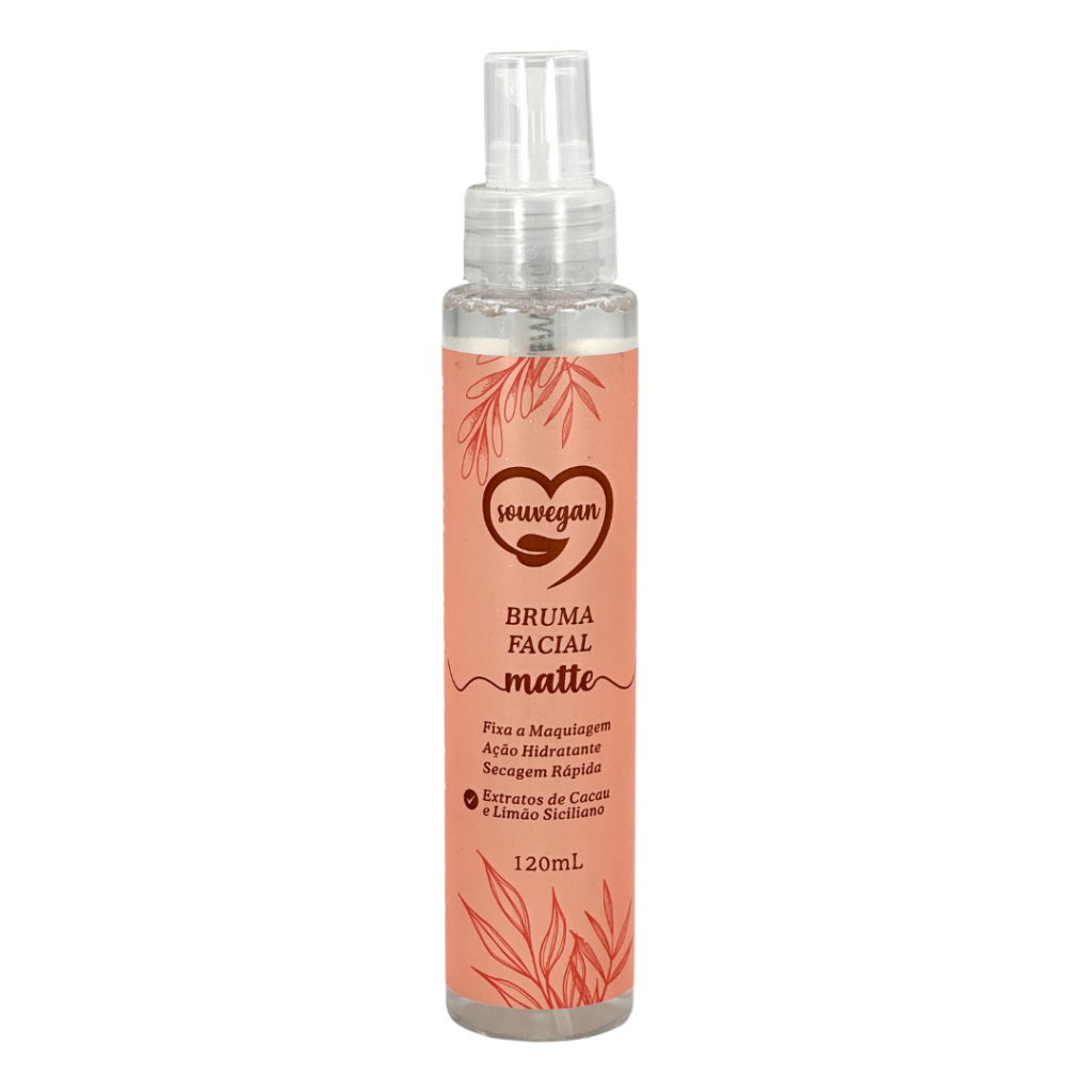 Bruma Facial Matte Souvegan Fixador De Maquiagem