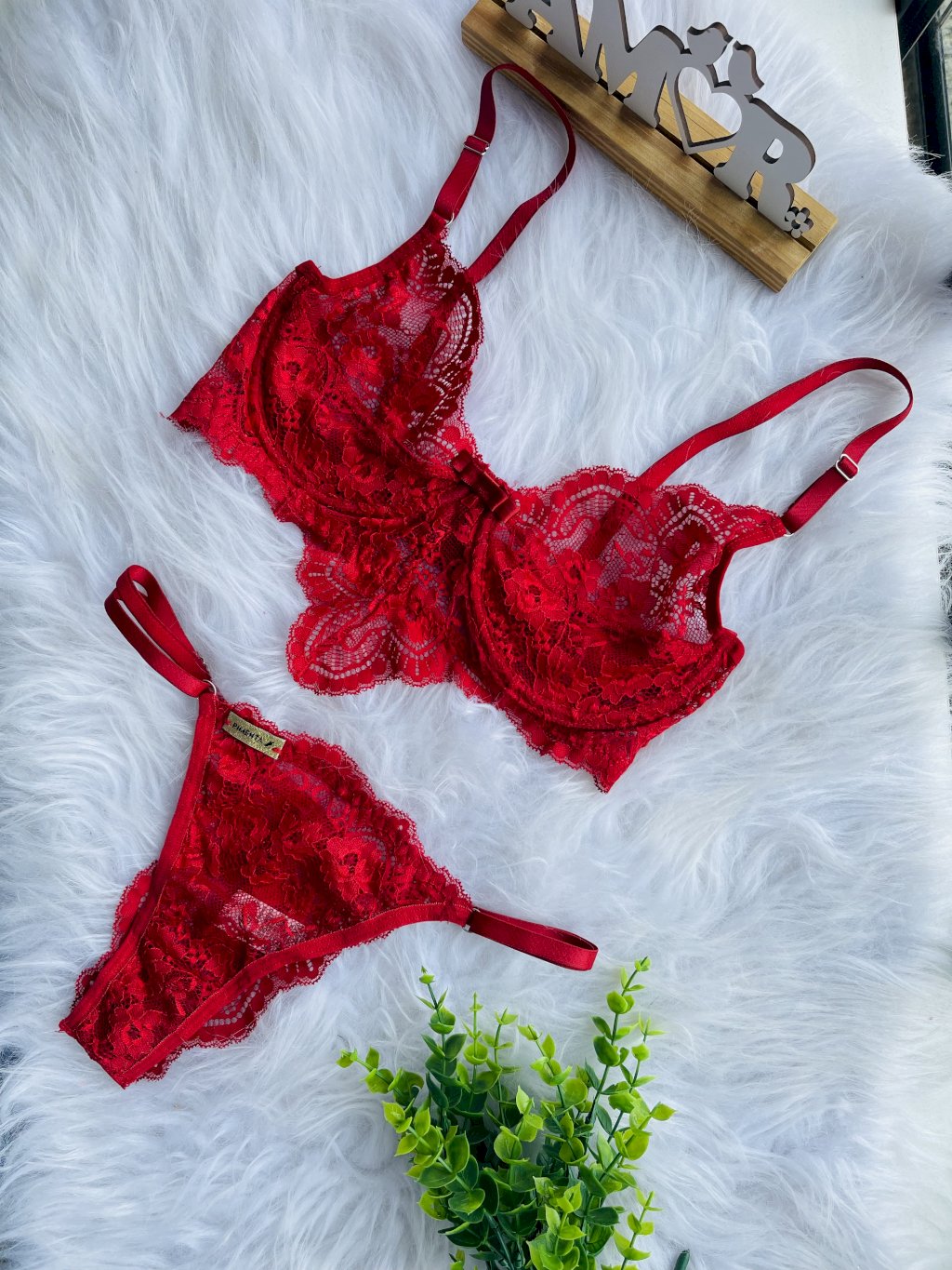 Conjunto com aro sem bojo string