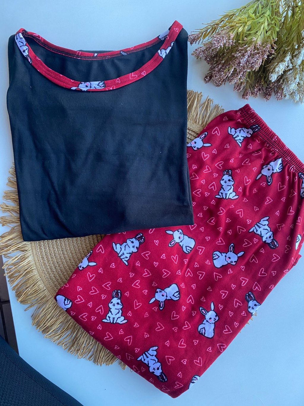 Pijama suede inverno 