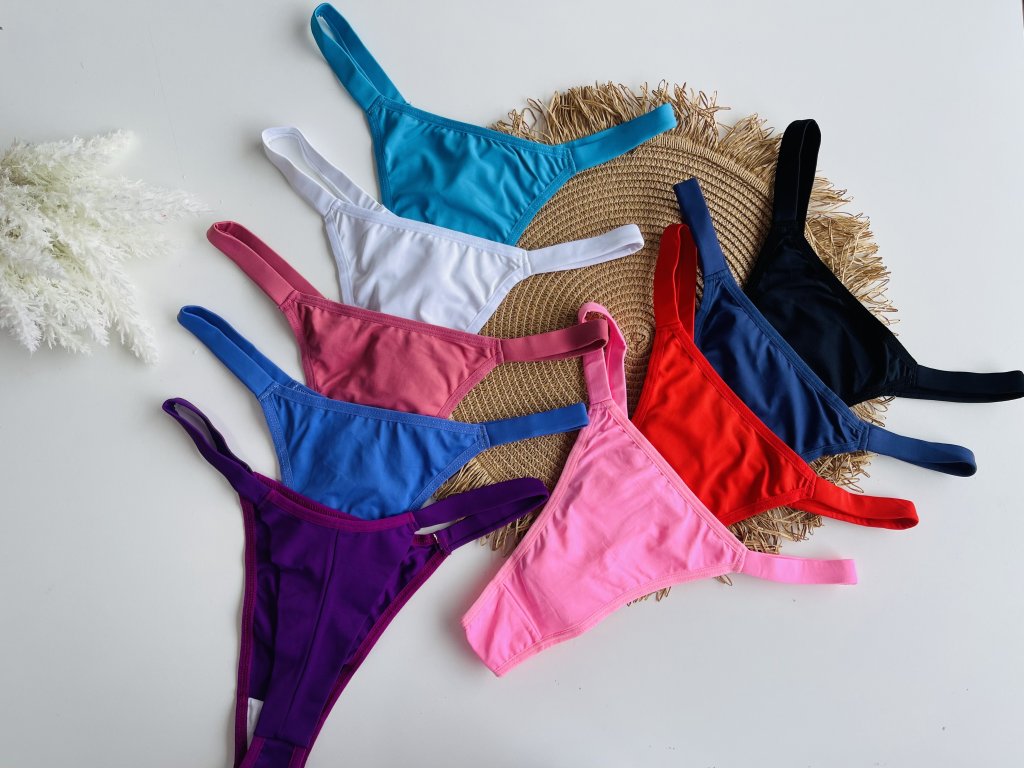 Calcinha biquíni cores tradicionais 