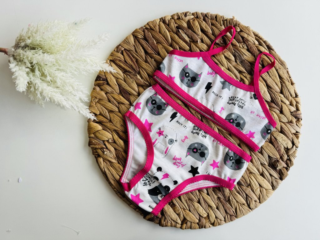 Conjunto infantil em algodão 