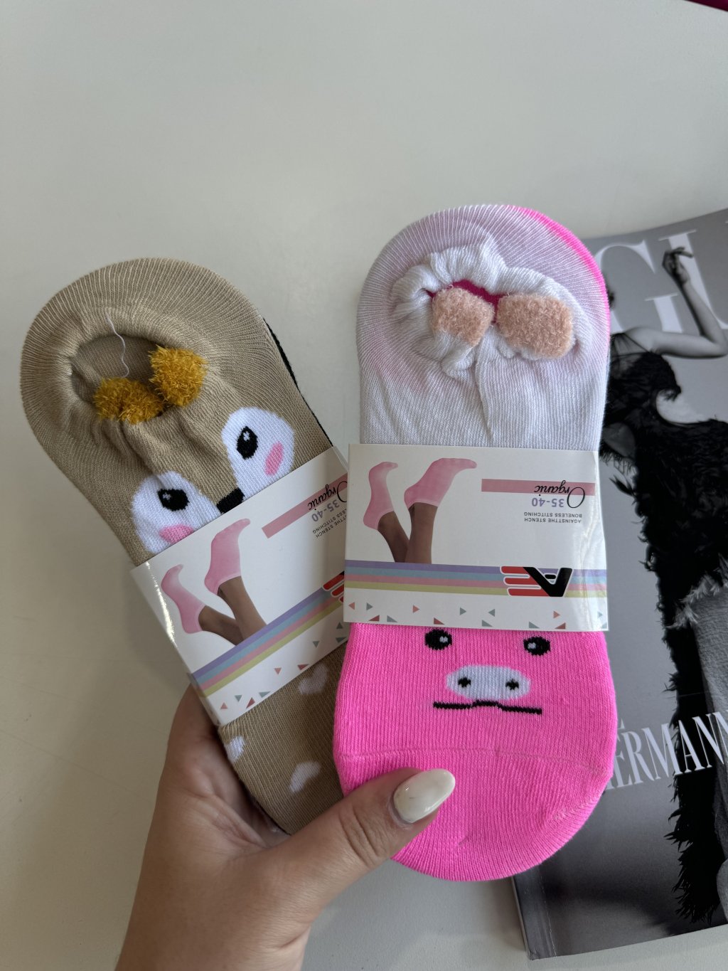 3 pares de meia sapatilha  35-40