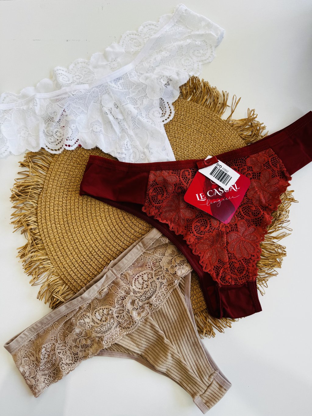 Kit com 3 calcinhas sortidas 