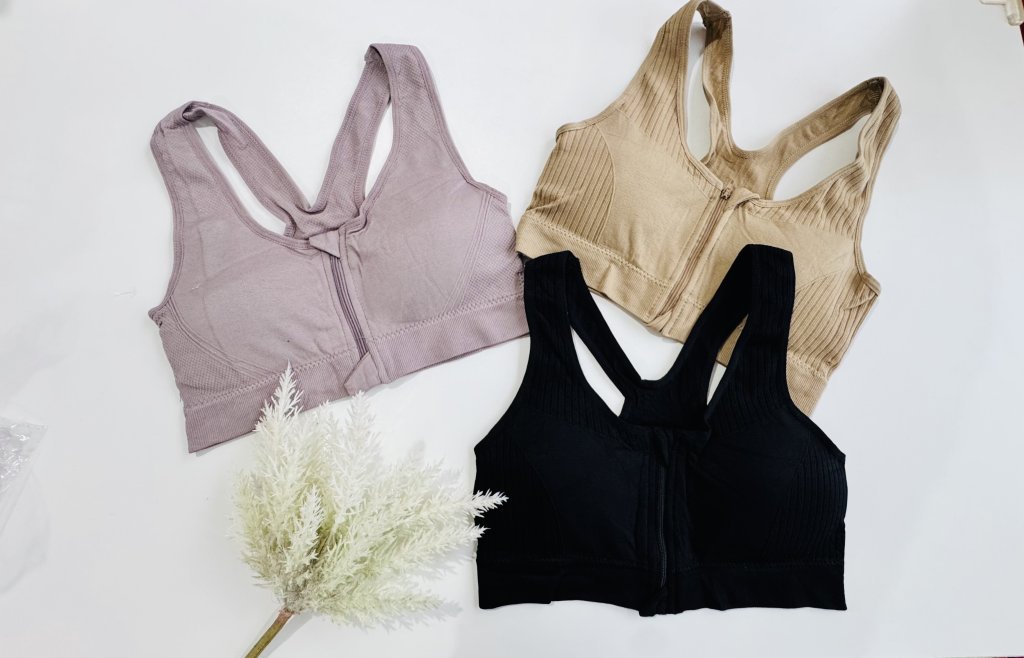 TOP NADADOR COM ZIPER