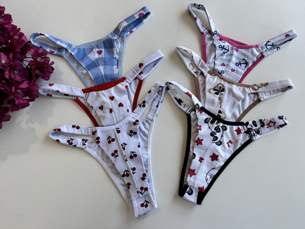 Calcinha 195 algodão ESTAMPADA 