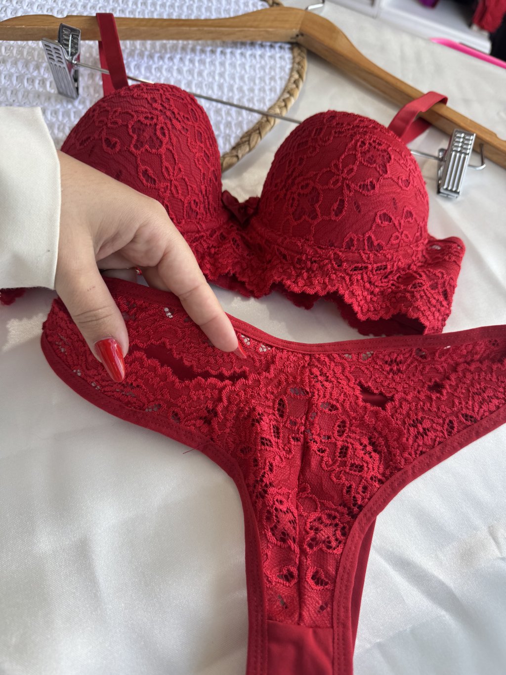 CONJUNTO RENDADO POLIAMIDA