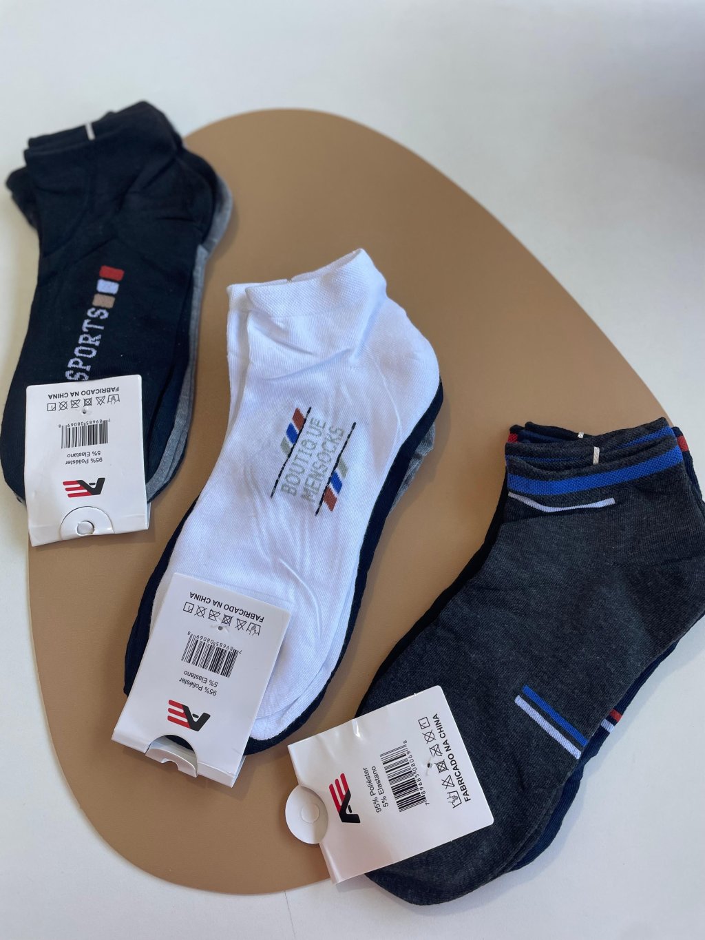 MEIA MASCULINA SOQUETE 