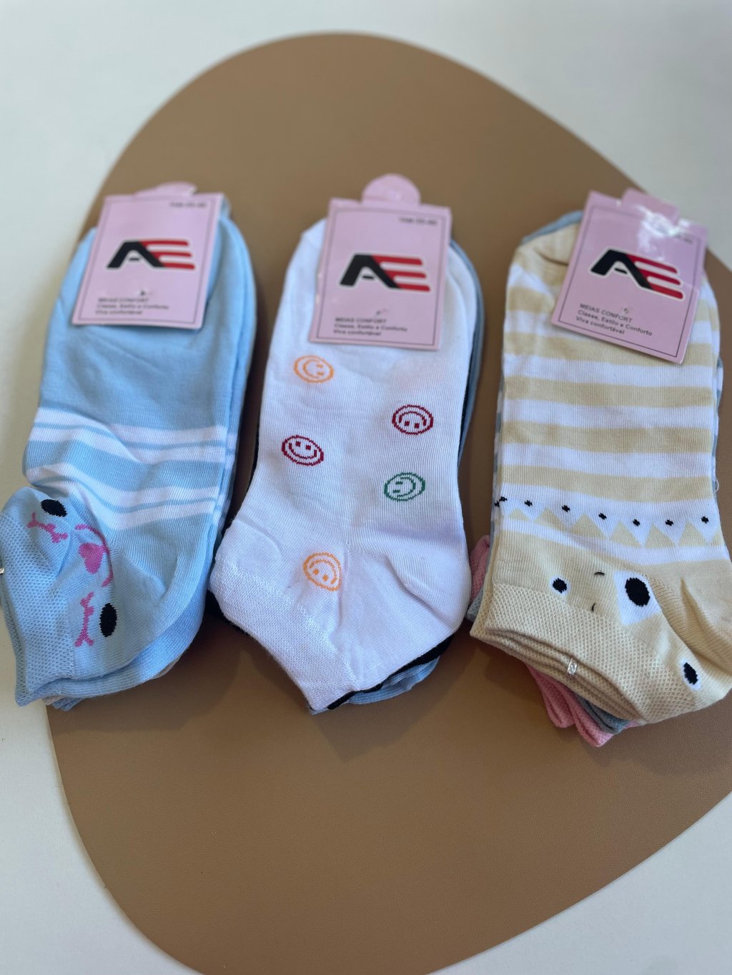 MEIA FEMENINA CANO CURTO