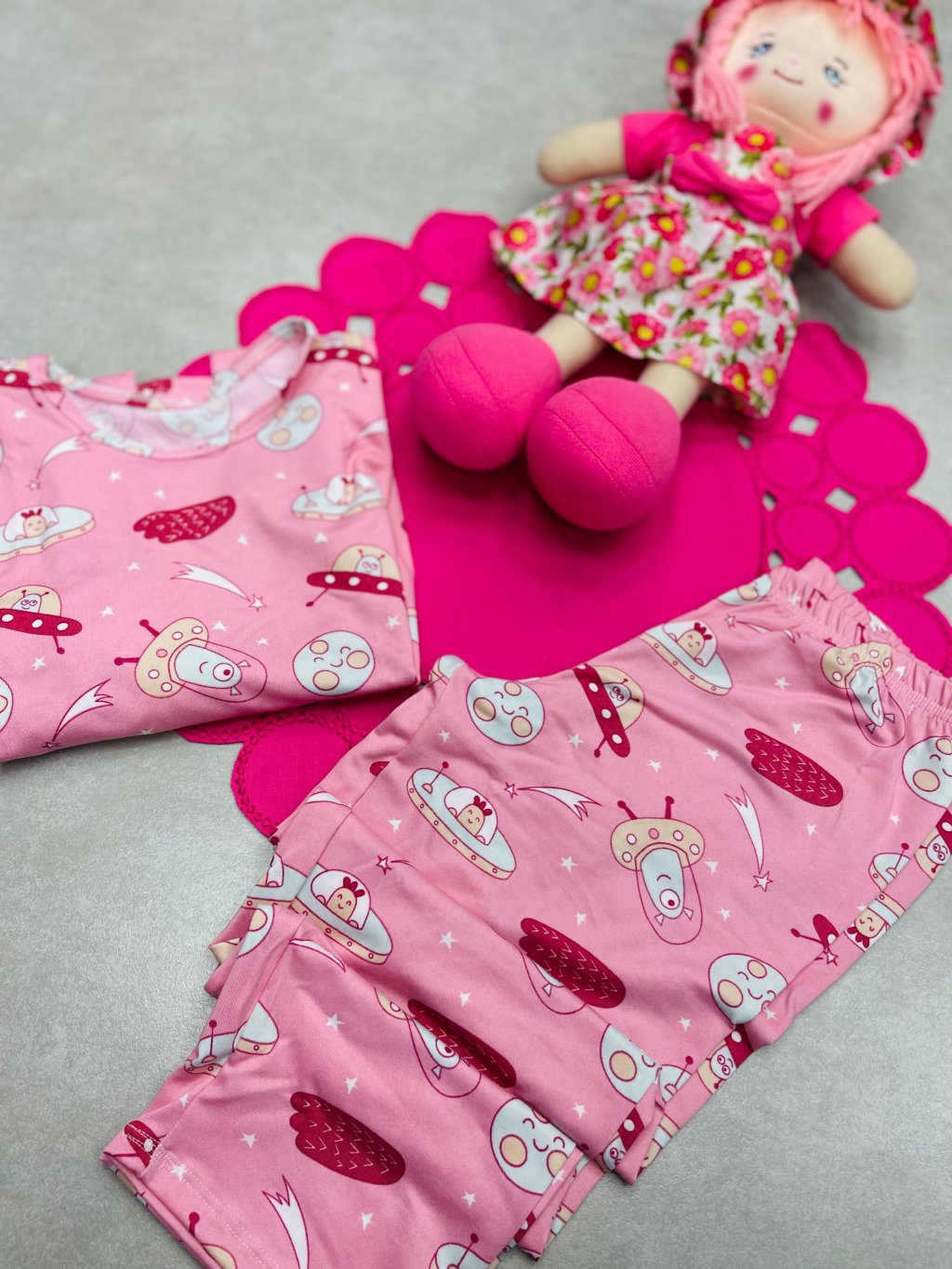 Pijama inverno feminino infantil 