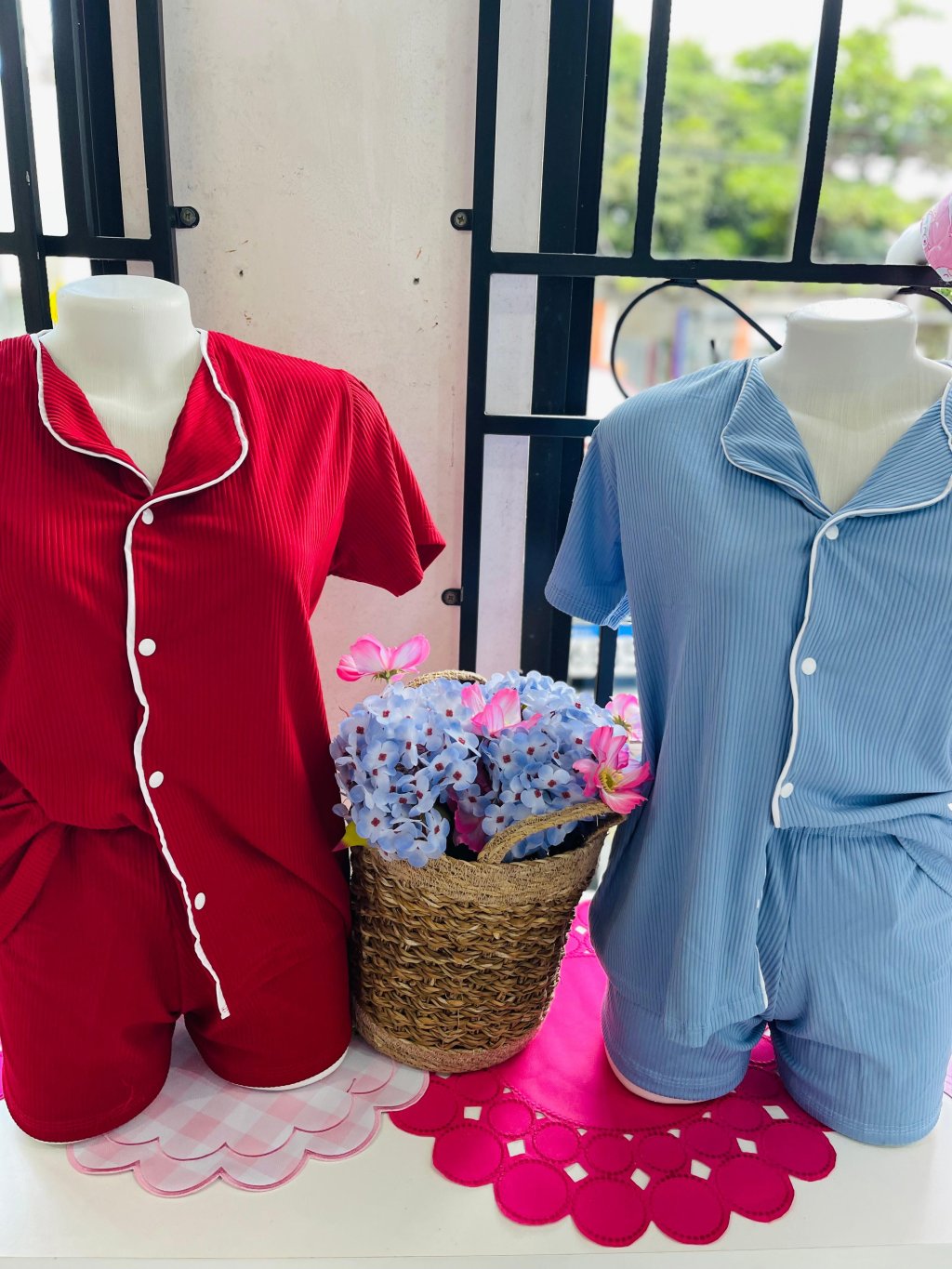 Pijama canelado Sara 2 unidades 