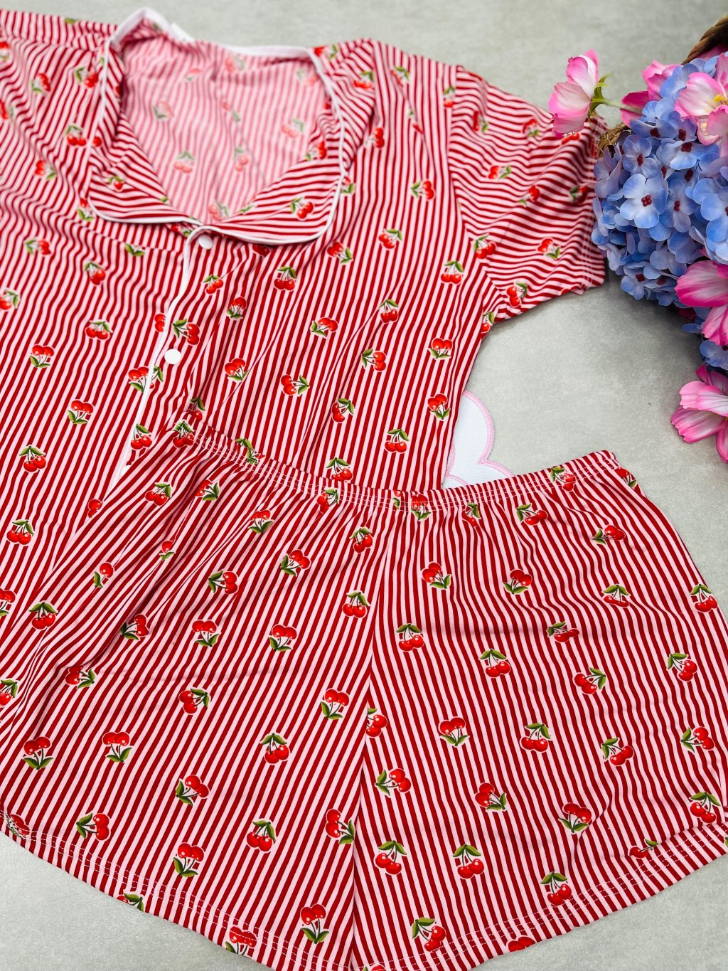 Pijama botão suede VERAO RAFA 