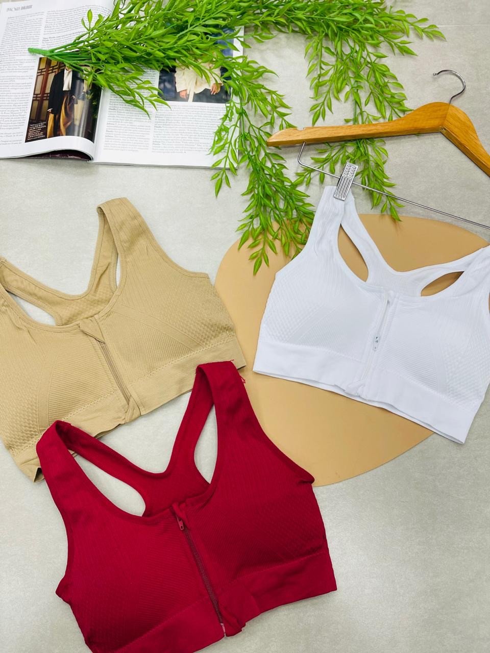 Top zíper modelo sortido 