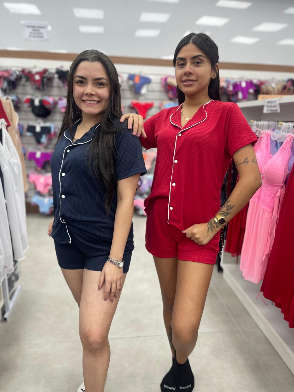 Pijama canelado Sara 2 unidades 