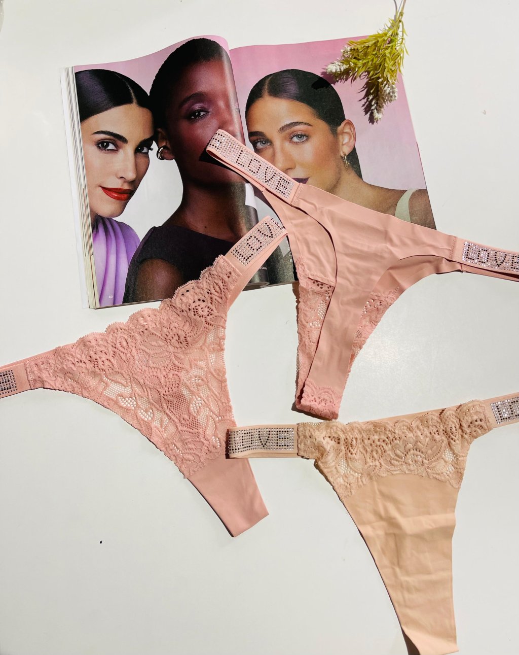 Calcinha Love S/Costura Renda Sortida