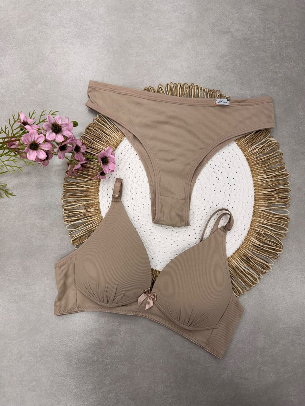 conjunto conforto canelado