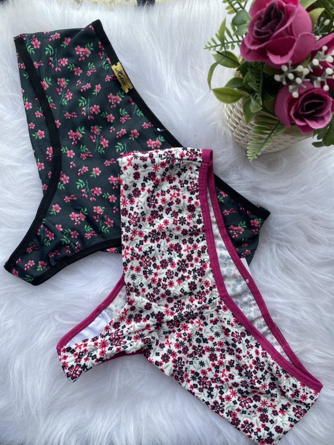 Calcinha conforto 1097 ESTAMPADA 