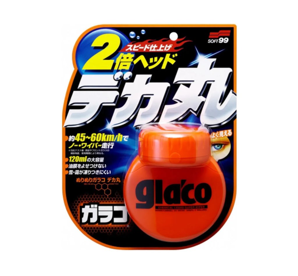 Glaco Big Roll On Cristalizador de Vidros e Repelente de Água - Soft99 (120ml)