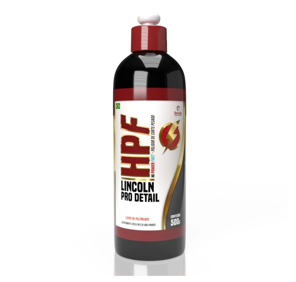 500g) HPF Hi Power Fast Polidor de Corte Pesado - Lincoln Pro Detail - Lincoln (500g)