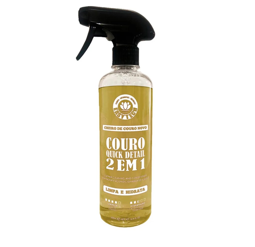 Couro QD - Quick Detail 2 em 1 (Limpa e Hidrata) - EasyTech (500ml)