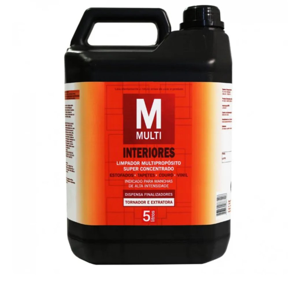 Multi Interiores Limpador Multipropósito Super Concentrado - EasyTech (5 Litros) Diluição: Até 1:50