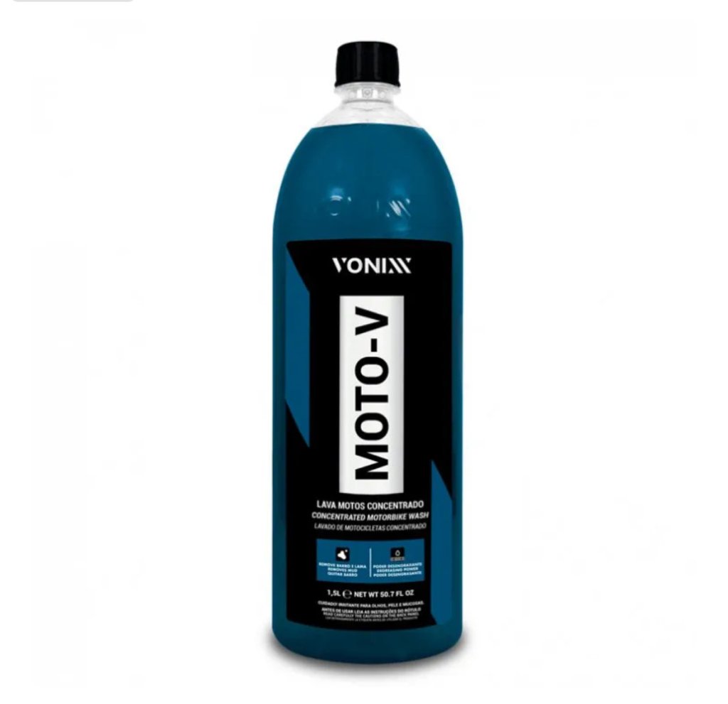 MOTO-V Lava Motos Concentrado - Vonixx (1,5L) Diluição até 1:200