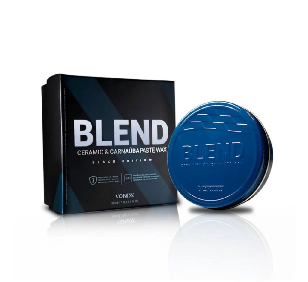 Blend PASTE WAX BLACK EDITION Ceramic e Carnaúba (Carros Escuros) - Vonixx (100ml)