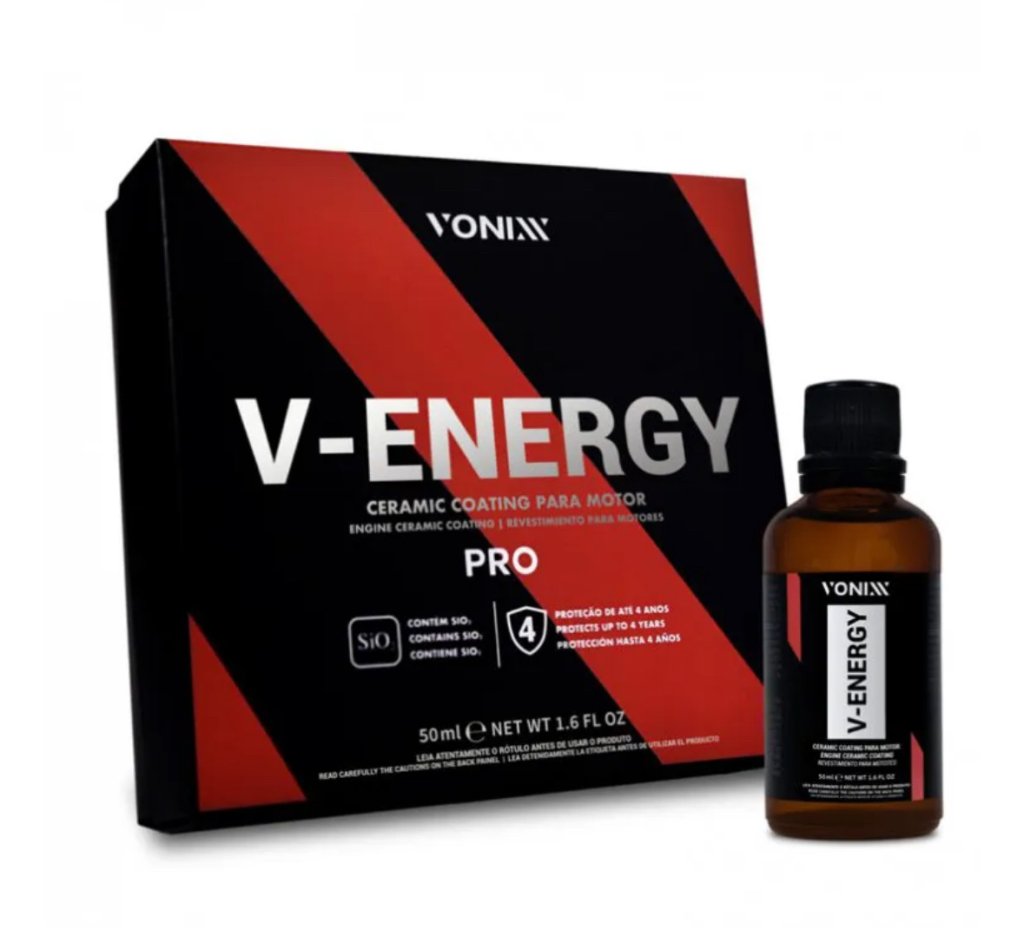 V ENERGY PRO Ceramic Coating para Motor - Vonixx (50ml)
