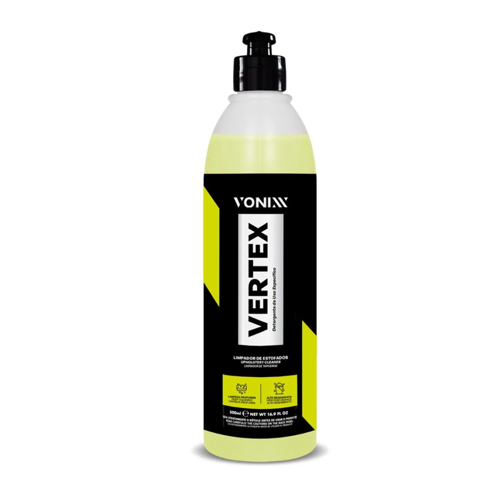 VERTEX Limpador de Estofados Super Concentrado - Vonixx (500ml) Diluição: Até 1:80