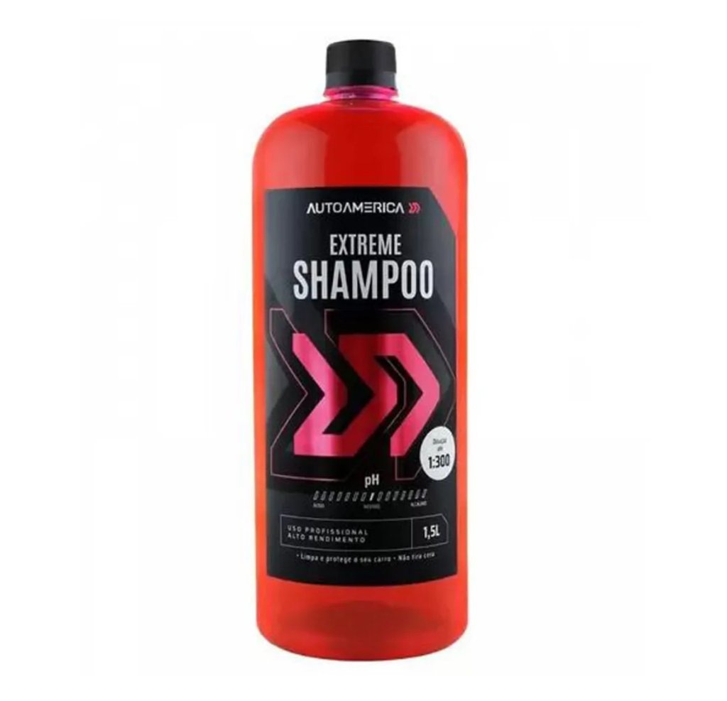 Shampoo Neutro Extreme Hiper Concentrado Neutro - Autoamerica (1,5 L) Diluição: 1:300