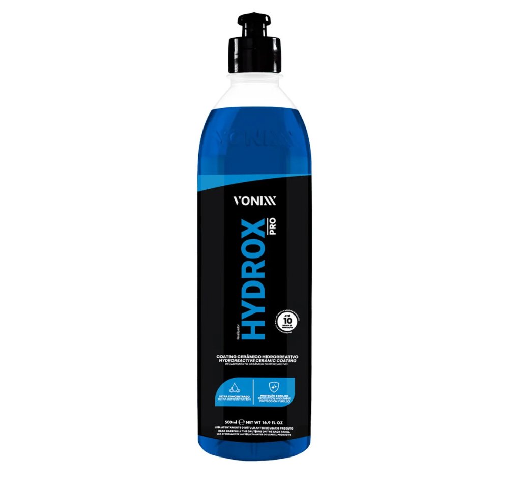 HYDROX PRO Coating Cerâmico Hidroreativo Vonixx (500ml) Diluição: Até 1:60