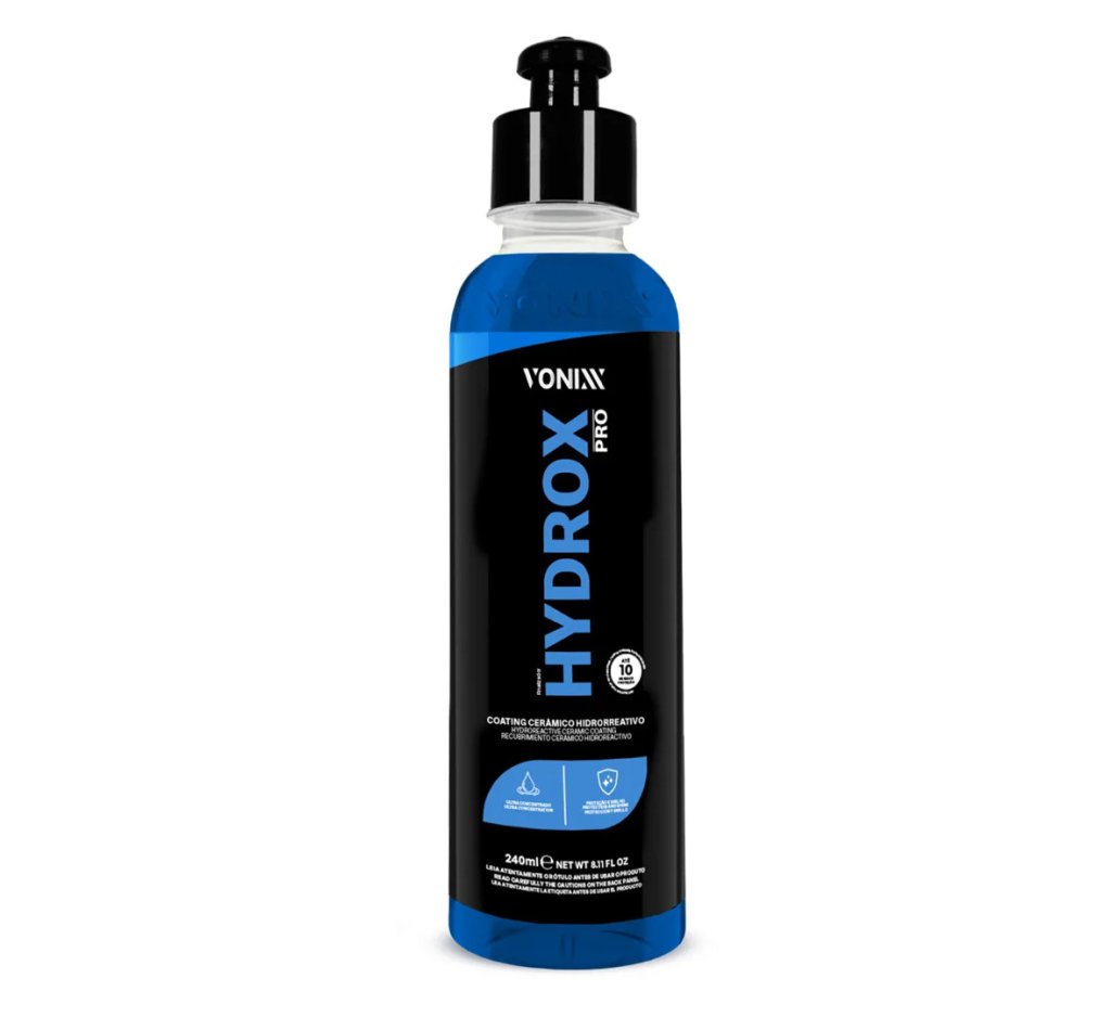 HYDROX PRO Coating Cerâmico Hidro-reativo Vonixx (240ml) Diluição: Até 1:60
