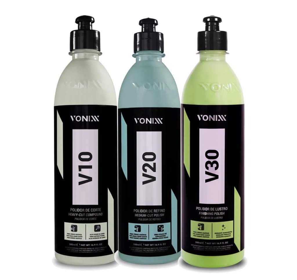 Kit Polimento para Verniz Asiático - Vonixx